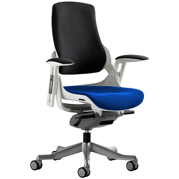 Jett Colours Two Tone Seat Task Chair - Honeymoon