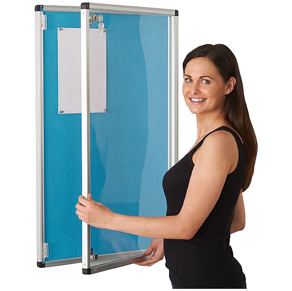 Colour Plus Tamperproof Noticeboards Single Door