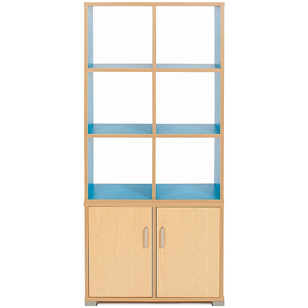 Bubblegum 6 Cube Vertical Room Divider Unit