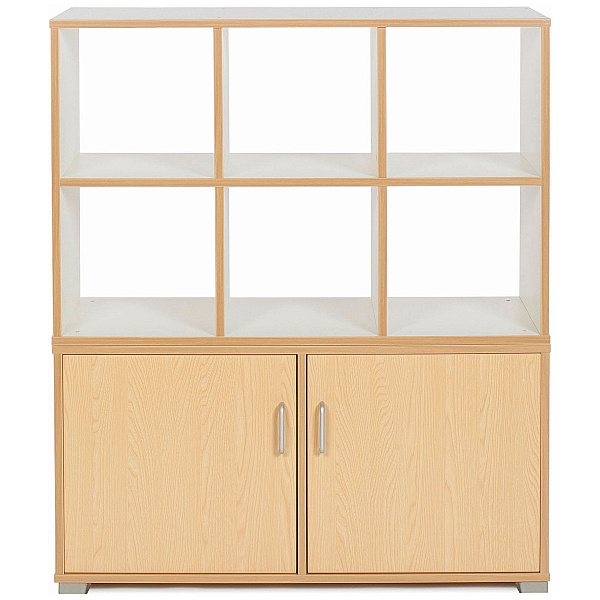 Bubblegum 6 Cube Horizontal Room Divider Unit