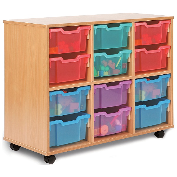 Storage Allsorts 12 Deep Jelly Tray Unit