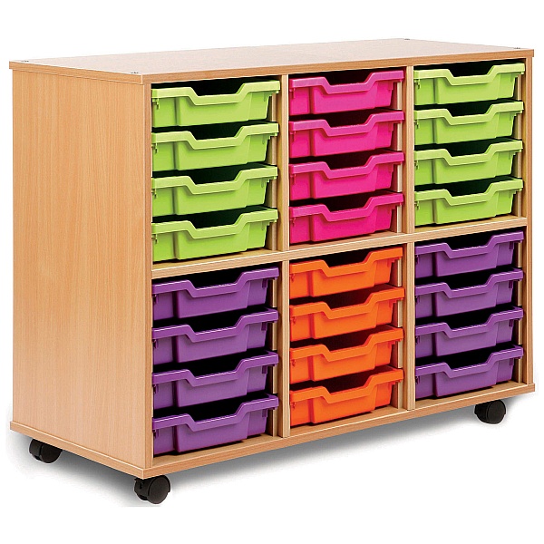 Storage Allsorts 24 Shallow Tray Unit