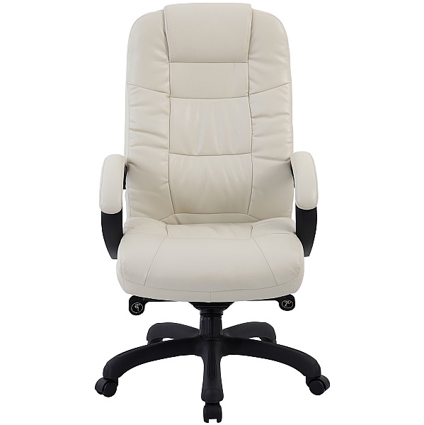 Parma Cream Executive Leather Office Chairs Executive Office Chairs