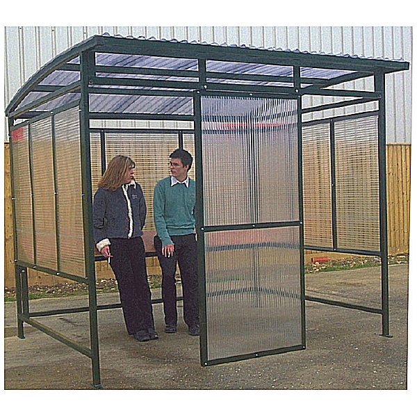 Large Smoking Shelter Cigarette Bins & Smoking Shelters