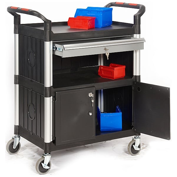 Proplaz Cabinet Trolley With Drawer
