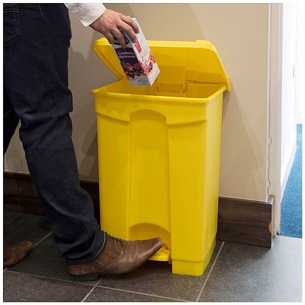Poly Pedal Bins All Waste Bins