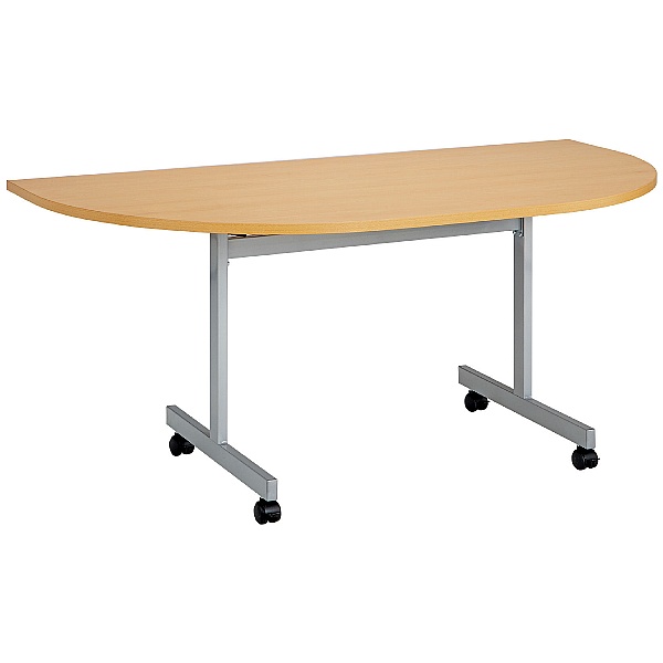 Commerce II Semi Circular Flip Top Tables