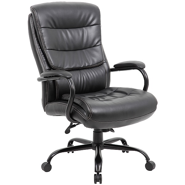 Citadel Bariatric 27 Stone 24 Hour Leather Faced Manager Chair