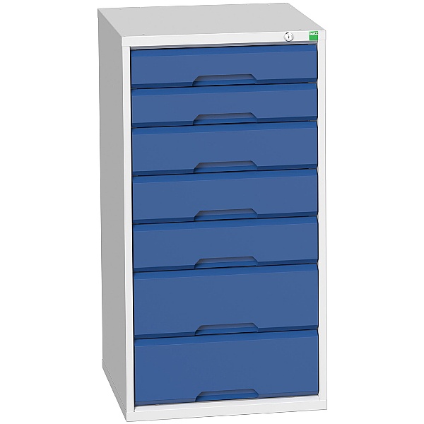 Bott Verso Drawer Cabinets - 525mm Wide x 1000mm High - 7 Drawers