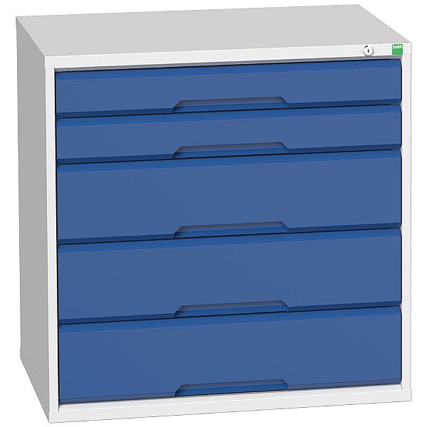 Bott Verso Drawer Cabinets - 800mm Wide x 800mm High - 5 Drawers