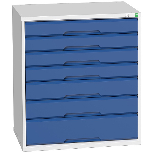 Bott Verso Drawer Cabinets - 800mm Wide x 900mm High - 7 Drawers