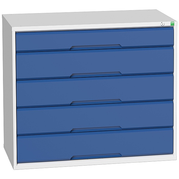 Bott Verso Drawer Cabinets - 1050mm Wide x 900mm High - 5 Drawers