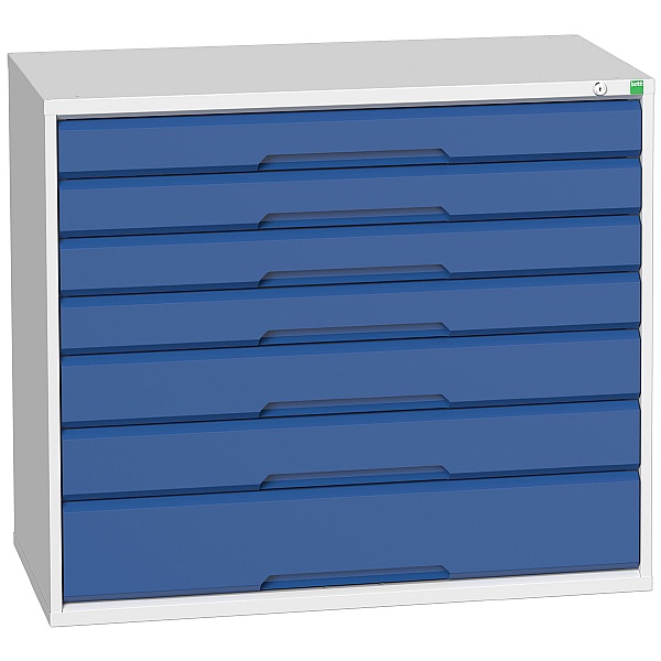 Bott Verso Drawer Cabinets - 1050mm Wide x 900mm High - 7 Drawers