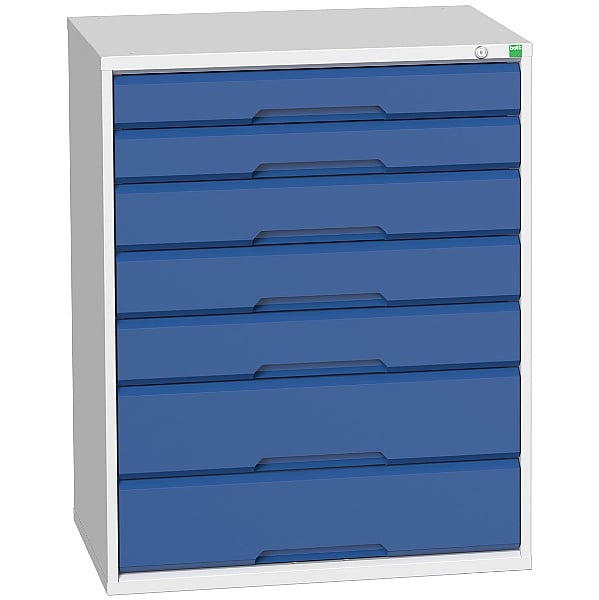 Bott Verso Drawer Cabinets - 800mm Wide x 1000mm High - 7 Drawers