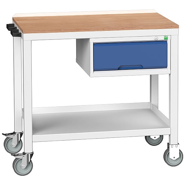 Bott Verso Benches - Mobile Welded Bench With Drawer