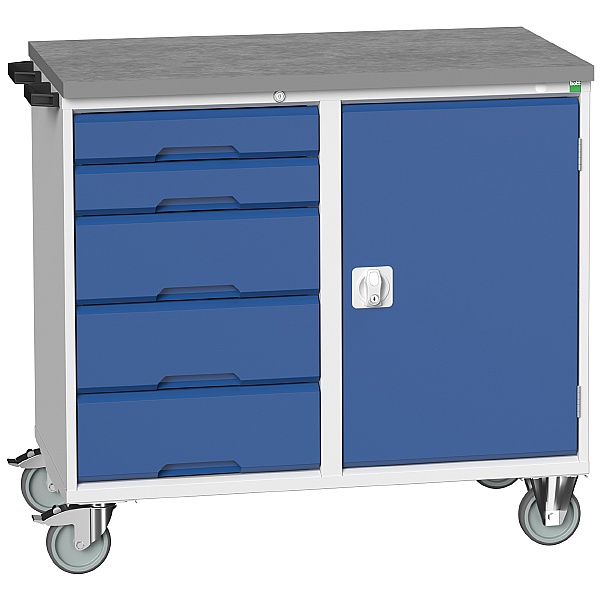 Bott Verso Mobile Maintenance Trolley Cupboard With 5 Drawers