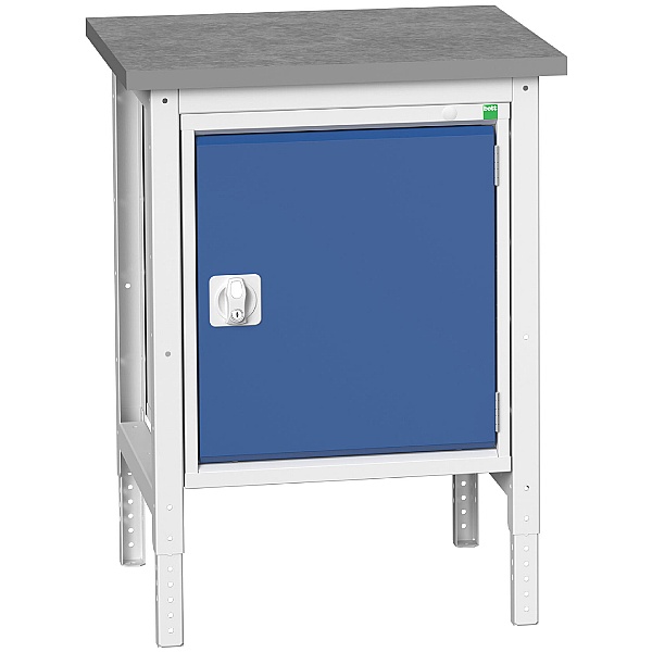 Bott Verso Benches - Height Adjustable Workstand With Cupboard