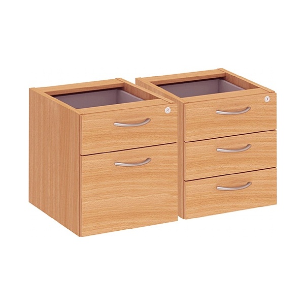 Commerce II 2  & 3 Drawer Fixed Pedestals