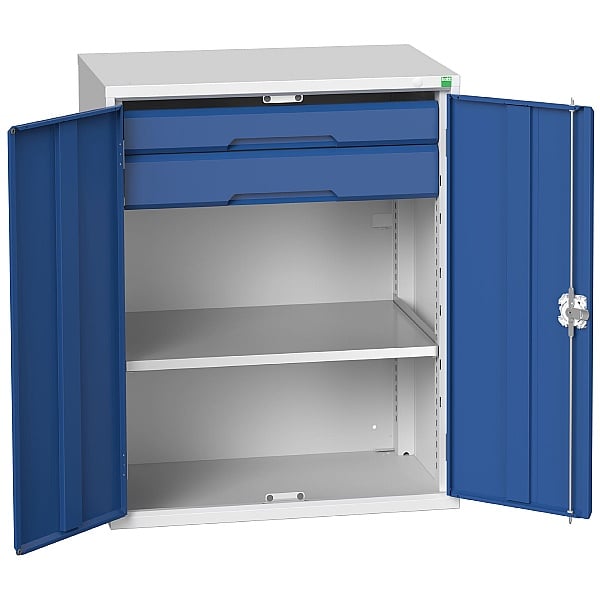 Bott Verso Kitted Cupboard 800W 1 Shelf and 2 Drawers