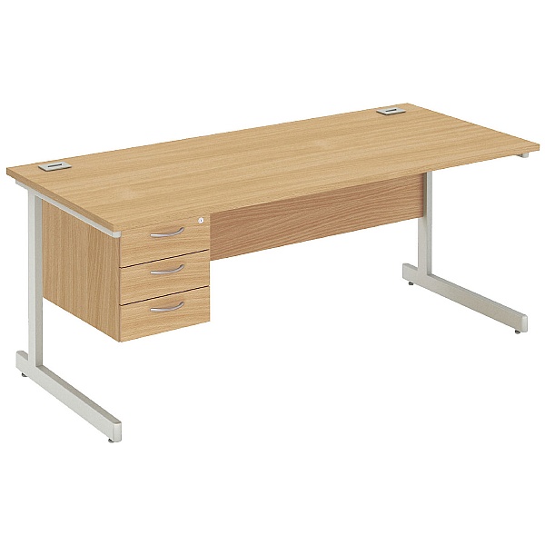 NEXT DAY Commerce II Rectangular Desks With Single