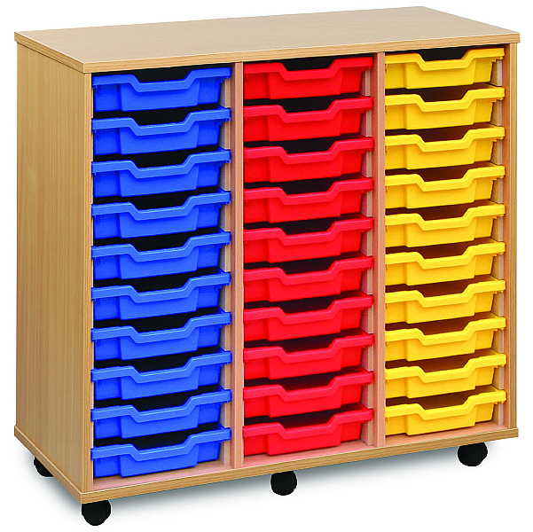 30 Tray Shallow Storage Unit