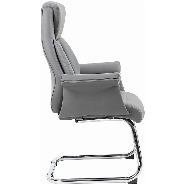 Jersey Executive Leather Faced Visitor Armchairs Visitor Chairs