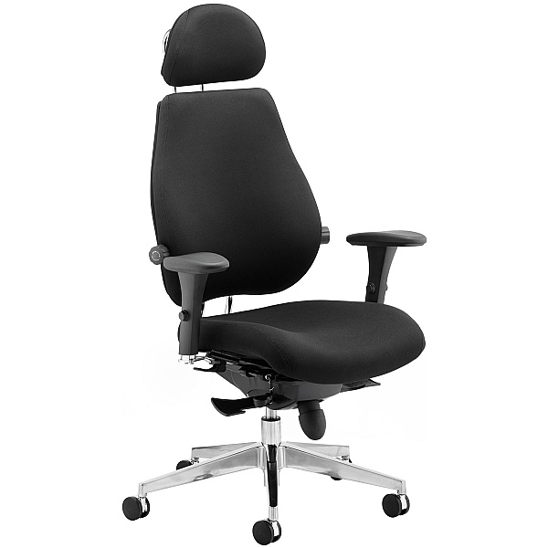 Vital 24Hr Ergonomic Plus Fabric Chair With Headrest