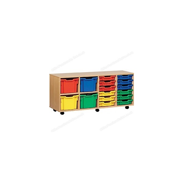 16 Tray Combi Mobile Storage