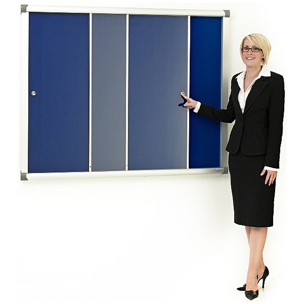 Province Blazemaster Acrylic Sliding Door Tamperproof Noticeboards