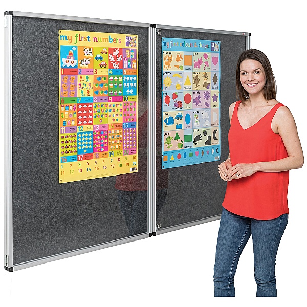 Eco-Colour Tamperproof Resist-A-Flame Noticeboards