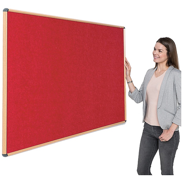 Shield Wood Effect Eco-Colour Noticeboards