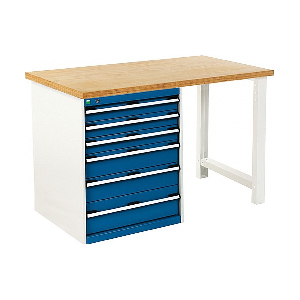 Bott Cubio Pedestal Benches - 6 Drawer 940mm High