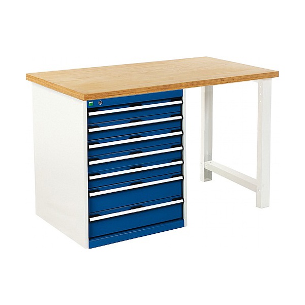 Bott Cubio Pedestal Benches - 7 Drawer 940mm High