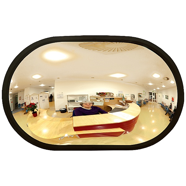 Detective Wall Mounted Oval Observation Mirrors
