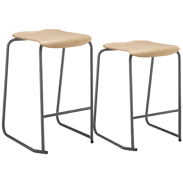 SE Ergonomic Wooden Classroom Stools