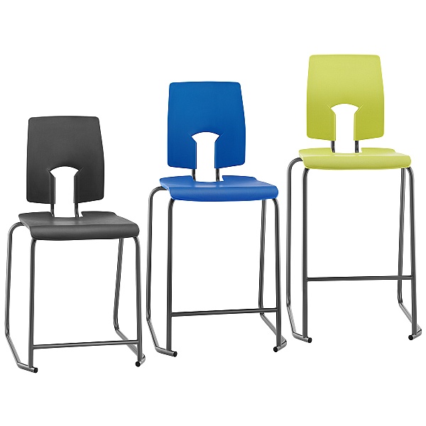 SE Classic Ergonomic High Back Classroom Stool