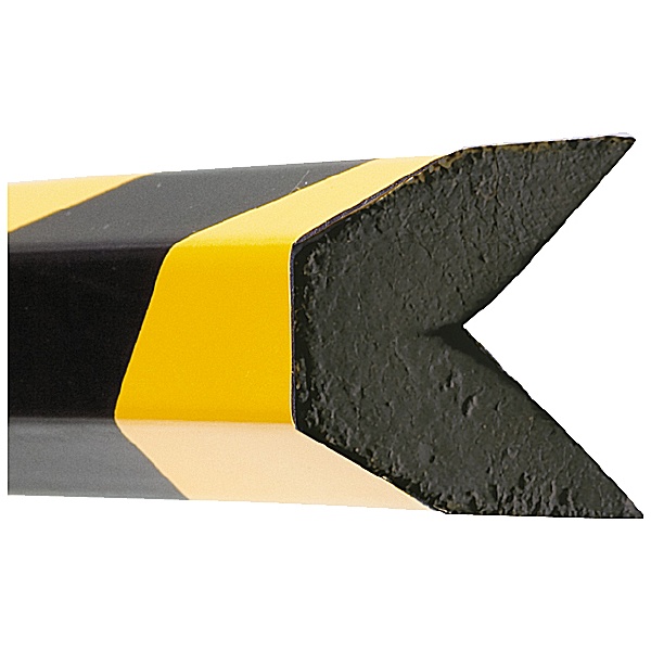 TRAFFIC-LINE Yellow/Black Adhesive Impact Protection For Edges - 1 Metre