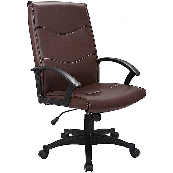 Farnborough Leather Faced Manager Chair