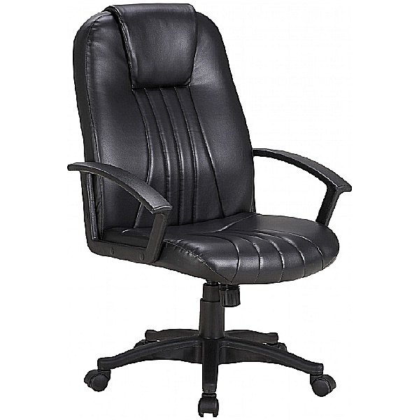 Pacific Leather Faced Manager Chair