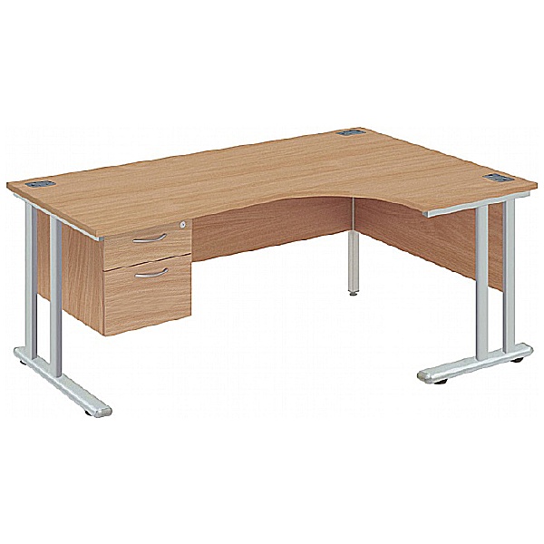 Commerce II Deluxe Ergonomic Office Desks With Fix