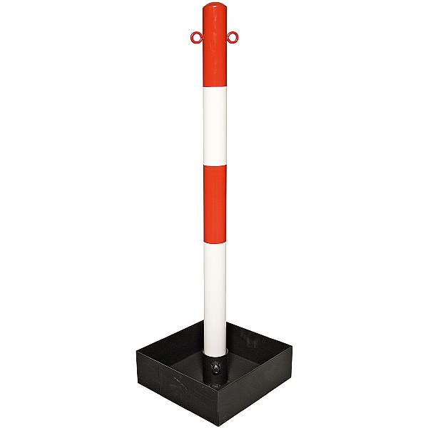 TRAFFIC-LINE Extern Heavy Duty Chain Posts - Metal Base