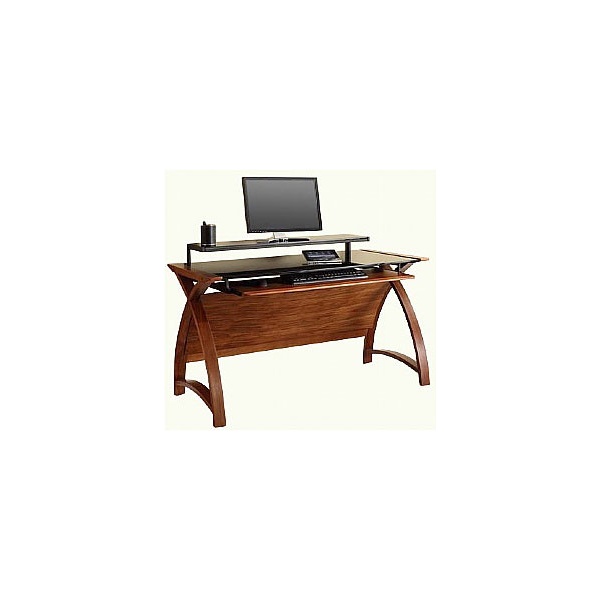 Spectrum Walnut Real Wood Veneer Computer Desk