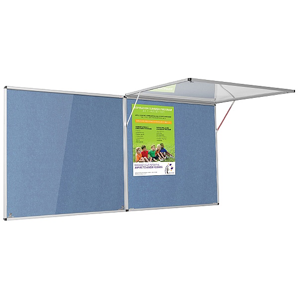 Eco-Colour Corridor Resist-A-Flame Tamperproof Noticeboards