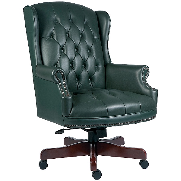 Chairman Green Traditional Manager Chair