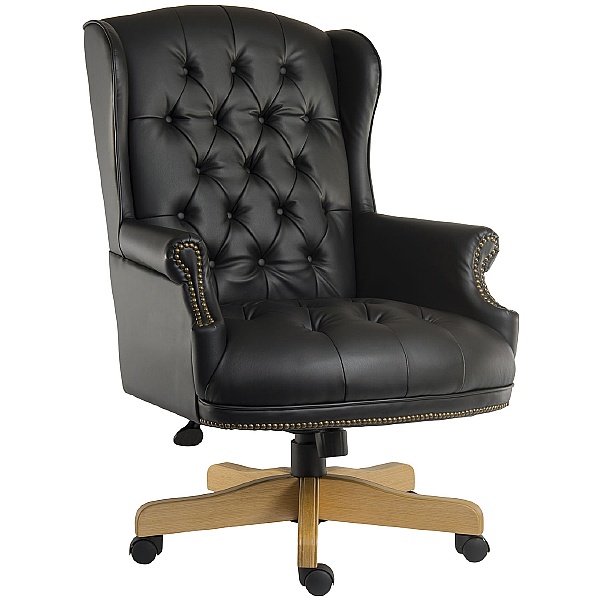 Chairman Noir Traditional Manager Chair