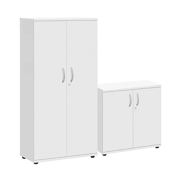 Commerce II White Office Cupboards