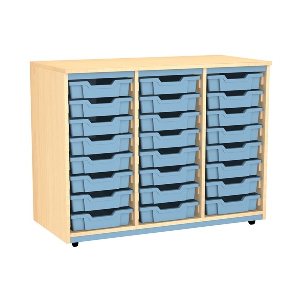 Splash Triple Column 24 Tray Storage Unit