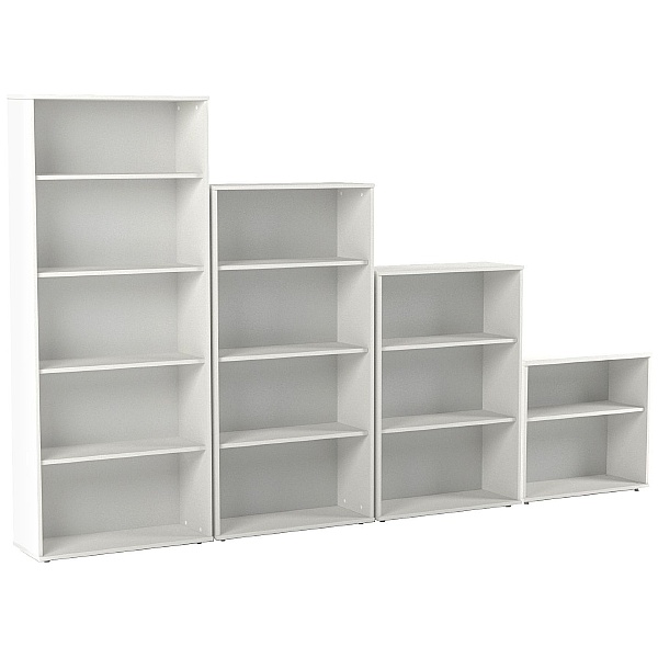 Vogue Essential White Office Bookcases