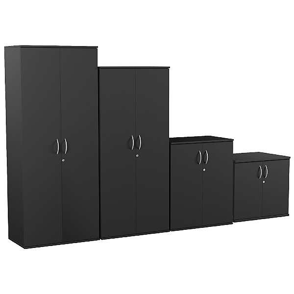 Eclipse Essential Black Office Cupboards