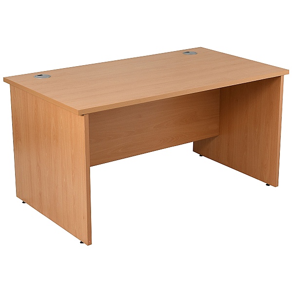 NEXT DAY Karbon K2 Rectangular Panel End Office Desks Rectangular